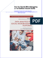 Textbook Ebook Data Analytics For Social Microblogging Platforms 1St Edition Soumi Dutta All Chapter PDF