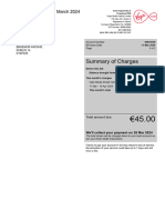 Summary of Charges: My Bill Summary For March 2024