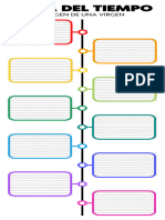 Infografía de Linea Del Tiempo de Emprendimiento Simple Blanco