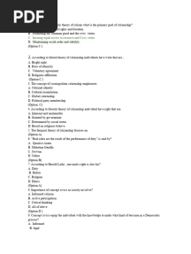 Civics Mcqs