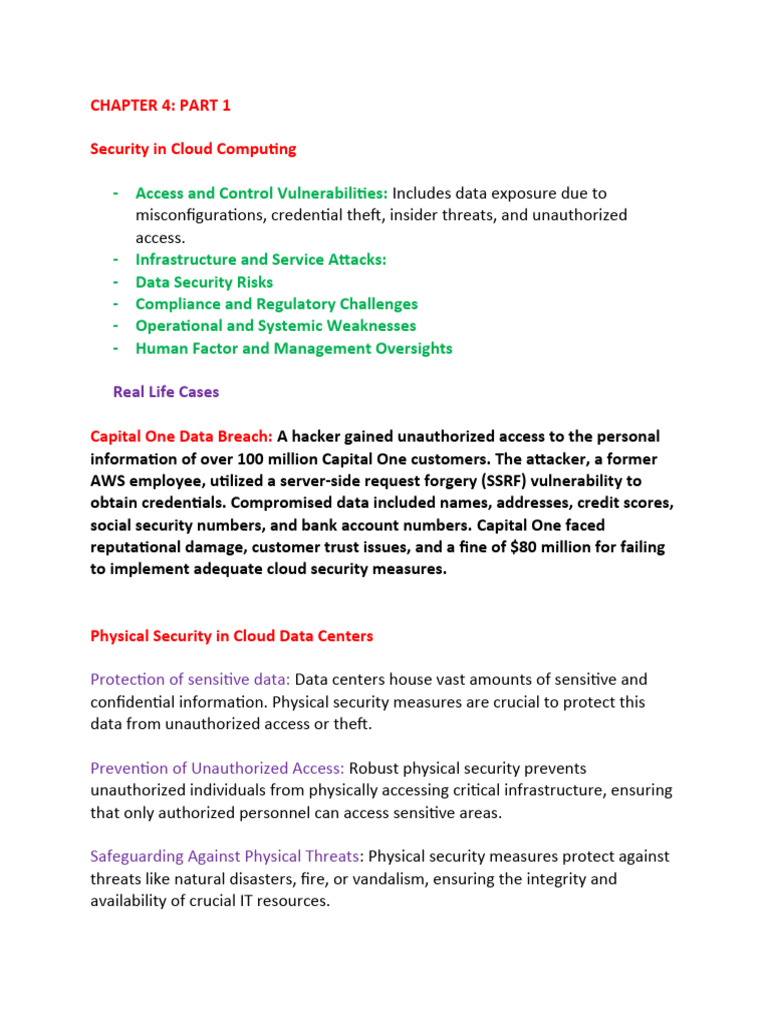 Cloud Security Risks and Compliance | PDF | Cloud Computing | Computer ...