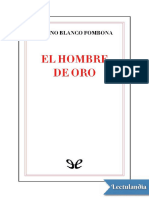 HOMBRE de ORO, EL - Rufino Blanco Fombona