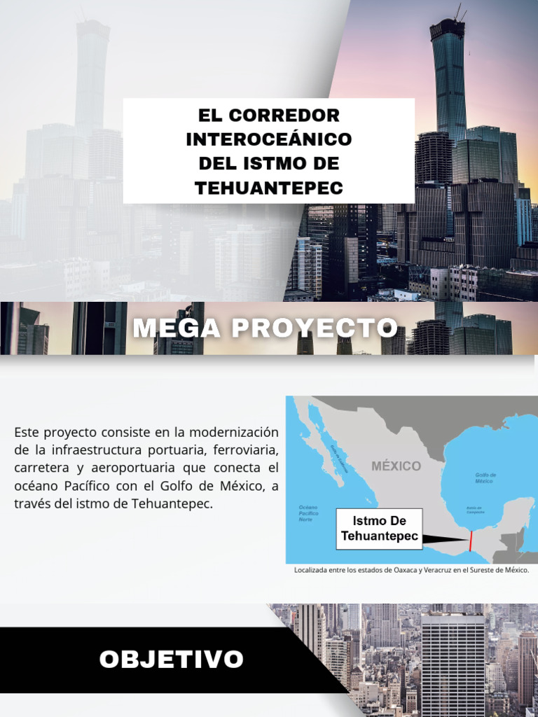 Corredor Interoceánico Tehuantepec: Modernización | PDF