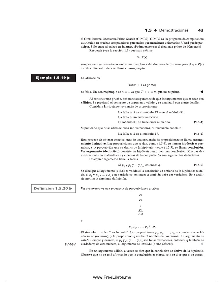 Matemática Discreta Johnsonbaugh - 4 | PDF