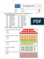 Math Worksheet Grade 1 Revisi