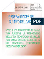 Fedecacao Generalidades Cultivo Cacao