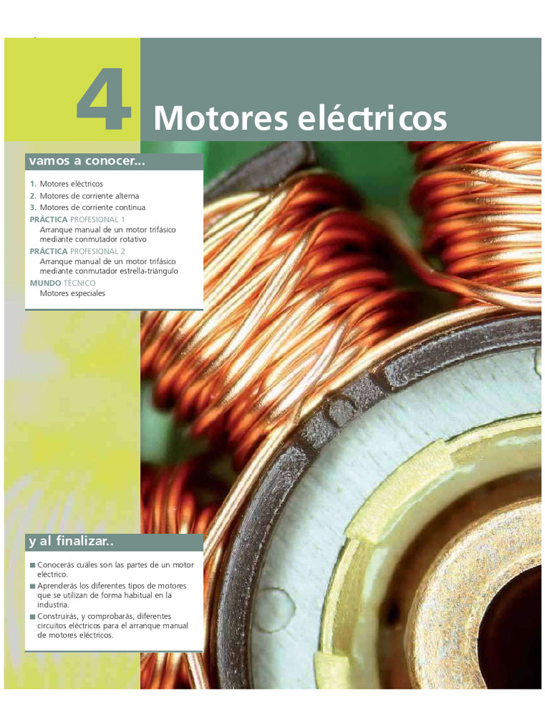 1 - Motores - Electricos - CA - Texto | PDF | Motor eléctrico | Motores