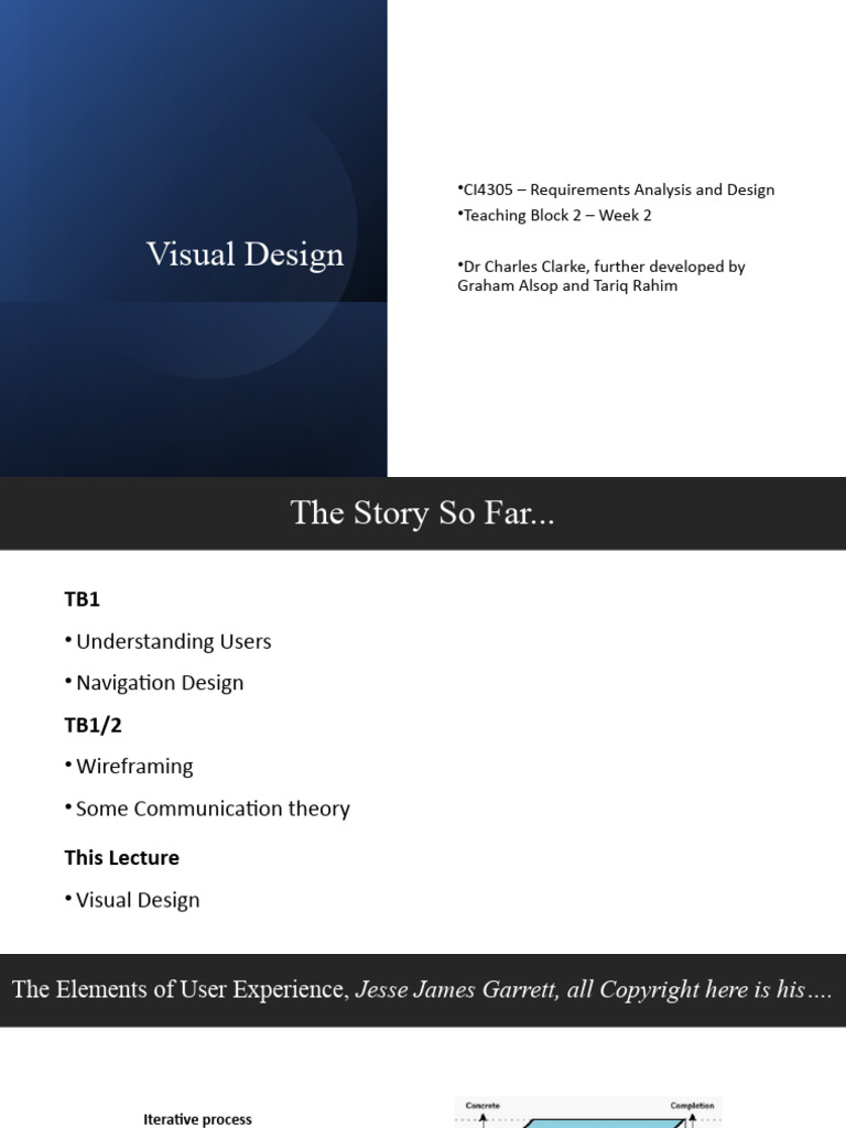 CI4305 Lecture TB2 Week 2 - Visual Design 2024 | PDF | Graphical User ...