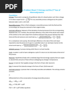 MMAN2700ThermoProblemSheet7Solutions - Entropy 2nd Law