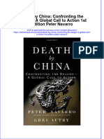Textbook Ebook Death by China Confronting The Dragon A Global Call To Action 1St Edition Peter Navarro All Chapter PDF