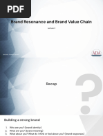 Lecture3 - Brand Resonance & Brand Value Chain