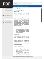Oracle Fusion Accounting Hub - My Fusion Applications
