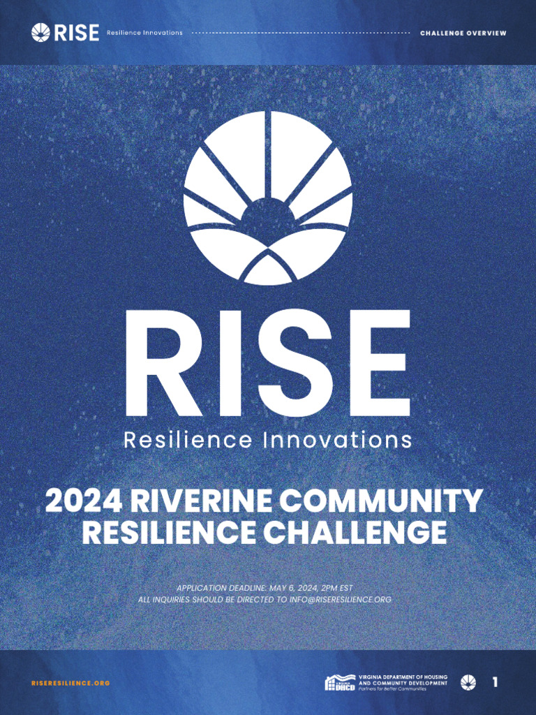 2024 Riverine Community Resilience Challenge | PDF | Flood | Home Insurance