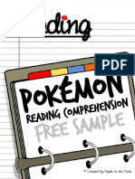 History of Pokemon Reading Comprehension