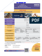 Emailing Print - Udyam Registration Certificate