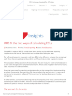 IFRS 9 - The Two Ways of Calculating ECLs - PKF Littlejohn
