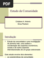 Estudo Da Comunidade