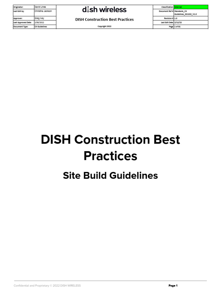 1 DISH Construction Best Practices - Reduced Size 2.14.22 | PDF ...