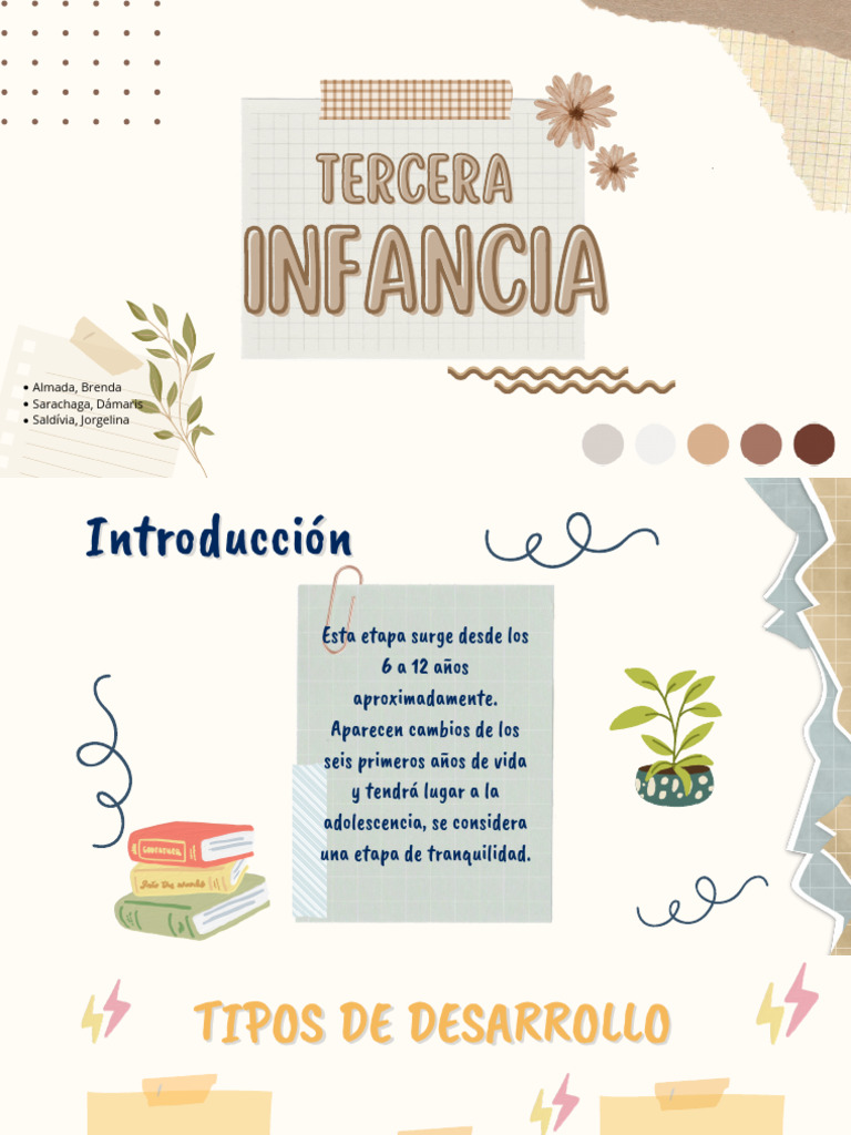 Desarrollo Integral en la Tercera Infancia | PDF | Identidad de género ...