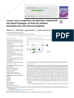 PA-002-System Level Comparison of Ammonia, Compressed and Liquid Hydrogen As Fuel For Polymer Electrolyte Full Cell Powered Shipping