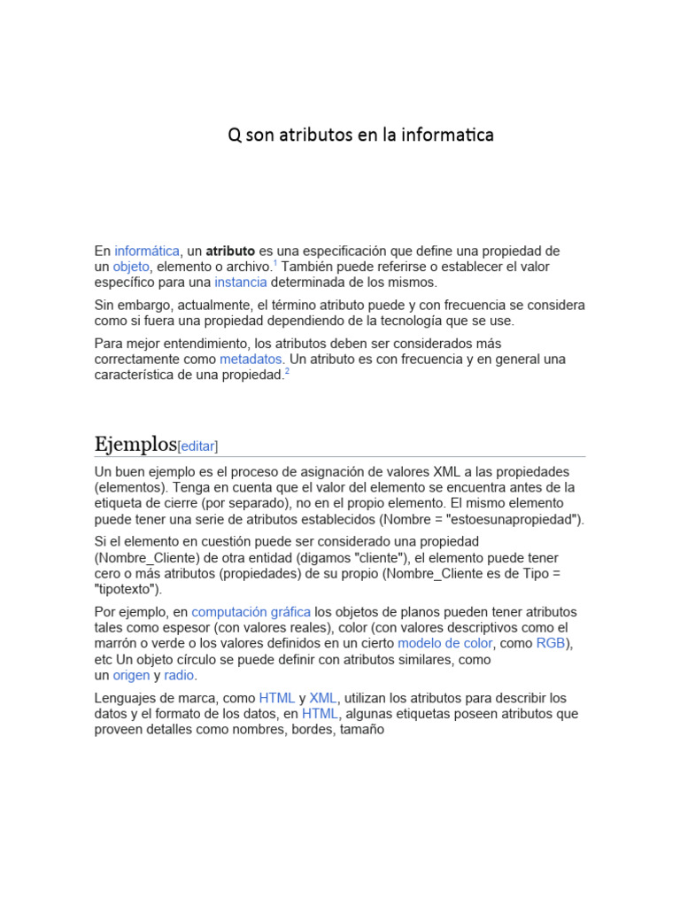 Informatica Atributo PDF Clase (Programación informática