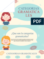 Categorias Gramaticales