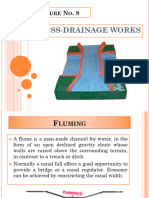 Lecture-8 Fluming & CROSS-DRAINAGE WORKS