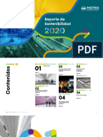 Reporte Sostenibilidad Metro 2020