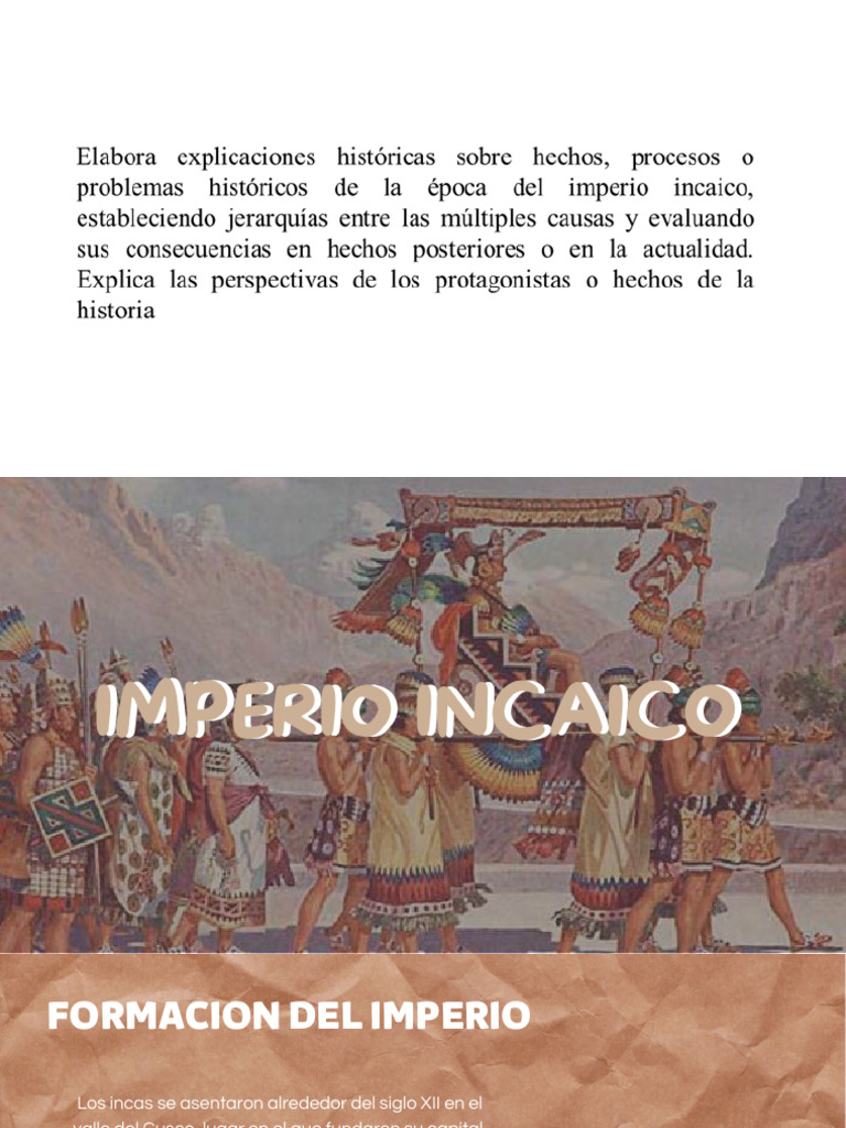 Historia del Imperio Incaico | PDF | Imperio Inca