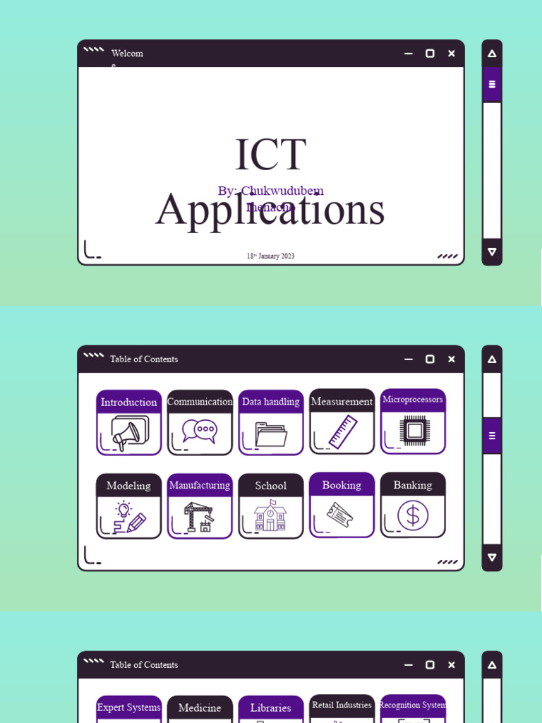 ICT Applications in Data Handling | PDF | Personal Identification ...