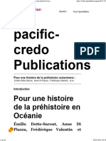 WEB - Pour Une Histoire de La Préhistoire en Océanie - Ed Pacific-Credo Publications