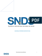 SNDS Nomenclature Sous Produits