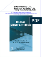 Textbook Ebook Digital Manufacturing The Industrialization of Art To Part 3D Additive Printing Chandrakant D Patel All Chapter PDF