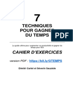 Bonus 7 Techniques Pour Gagner Du Temps - Cahier D'exercices (V0)