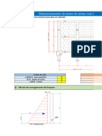 Contenção Blocos de Concreto - Planilha de Dimensionamento - 2