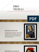Apresentação Sobre Sandro Botticelli