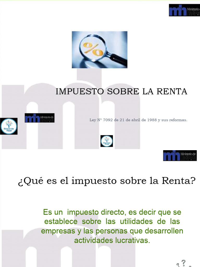 Impuesto sobre la Renta en Costa Rica | PDF | Impuestos | Salario