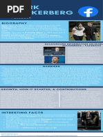 Blue Entrepreneur Personalities Business Infographic