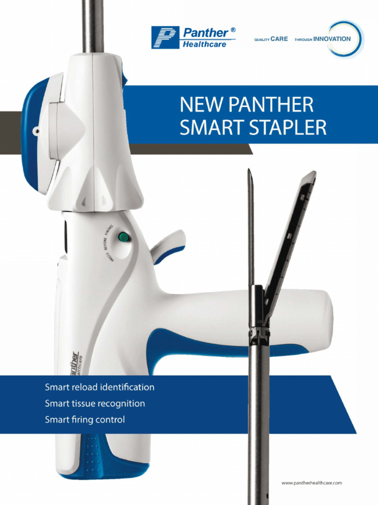 Surgeonious Stapling Devices - P2G Panther Smart Powered Stapler | PDF
