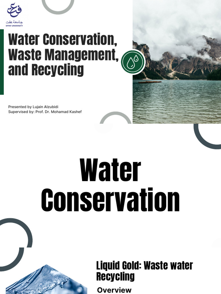 Water Conservation and Recycling Strategies | PDF | Reclaimed Water ...