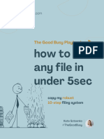 The Good Busy Playbook - How To Find Any File in Under 5sec