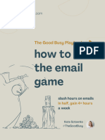 The Good Busy Playbook - How To Win The Email Game