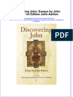 Textbook Ebook Discovering John Essays by John Ashton 1St Edition John Ashton All Chapter PDF