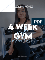 Naomi Kong 4 Week Gym Workout Guide