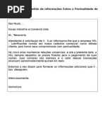 Carta de resposta a reclamação  Business