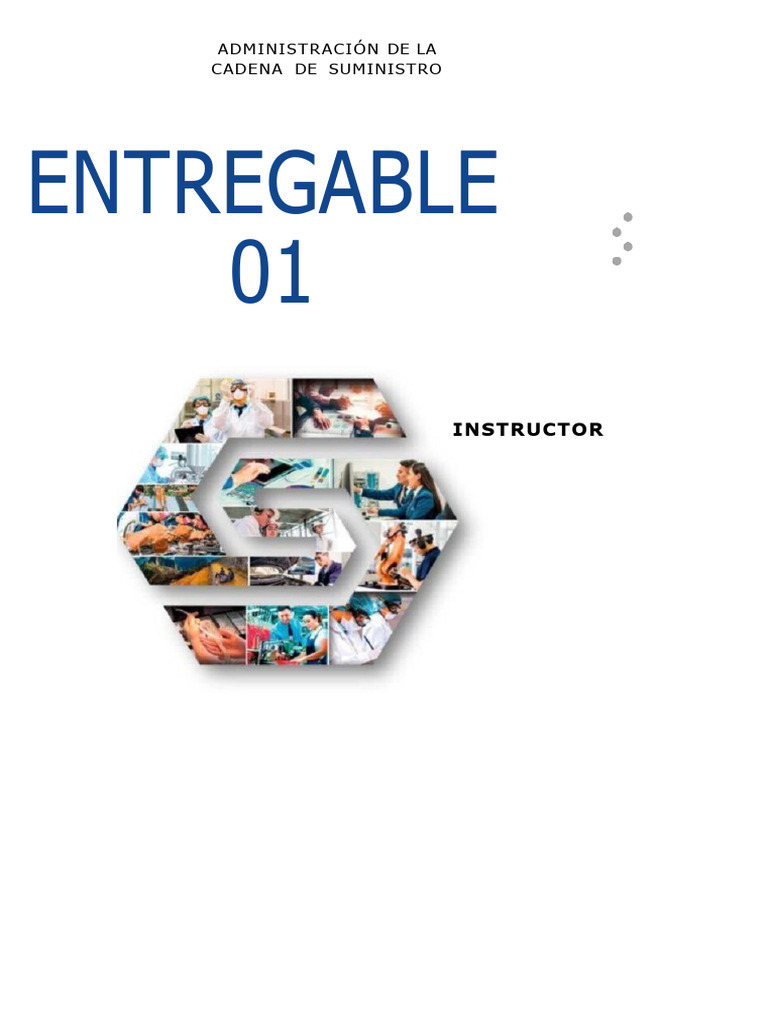 Entregable Cadena de Suministro 1 | PDF | Lean Manufacturing | Marketing