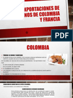 Exportaciones de Langostinos de Colombia y Francia