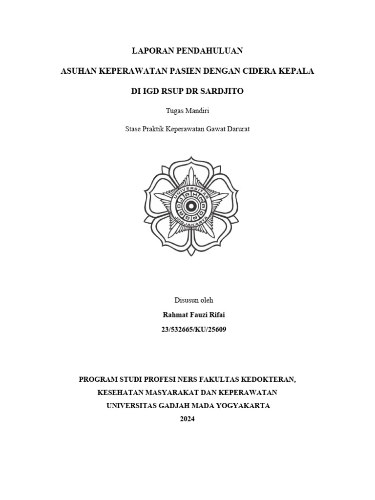 LP Cidera Kepala - Rahmat Fauzi Rifai | PDF