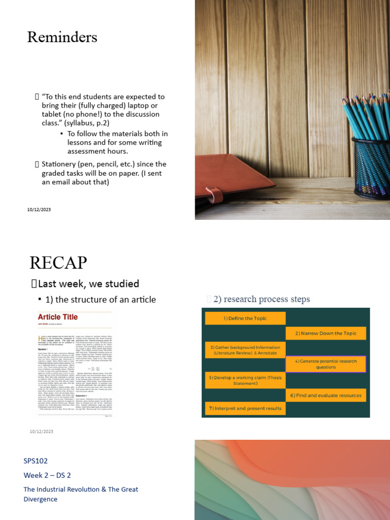 Research Question Workshop | PDF | Cognition | Science