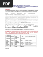 TST - Modelos de Cartas - Tabela de Contribuição em Atraso